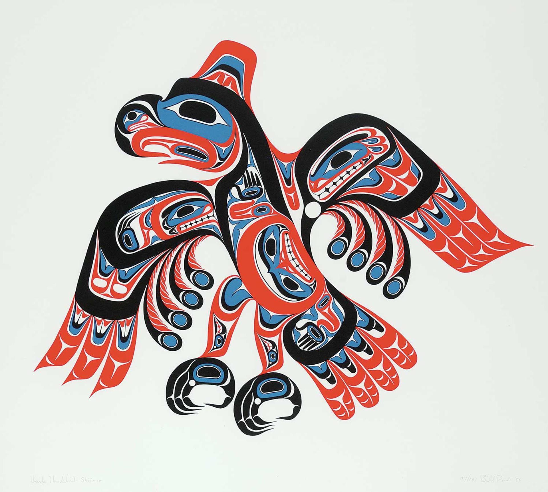 Bill (William) Ronald Reid (1920-1998) - Haida Thunderbird - Skiasm  #97/195