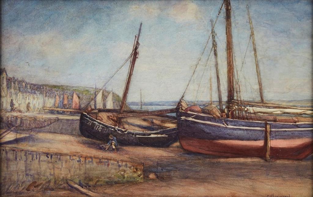 Georges Chavignaud (1865-1944) - Beached Boats