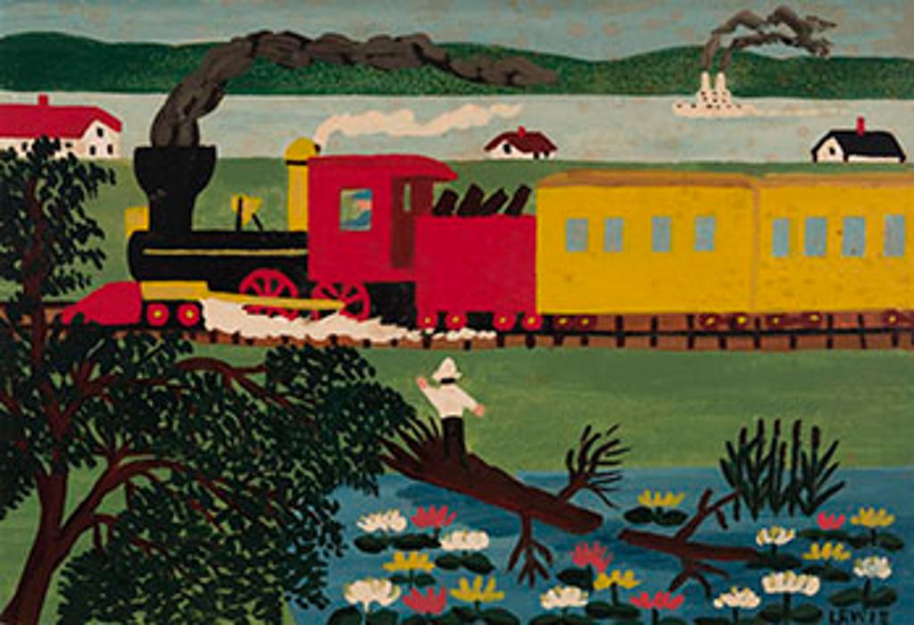 Maud Kathleen Lewis (1903-1970) - Passing Train, Digby