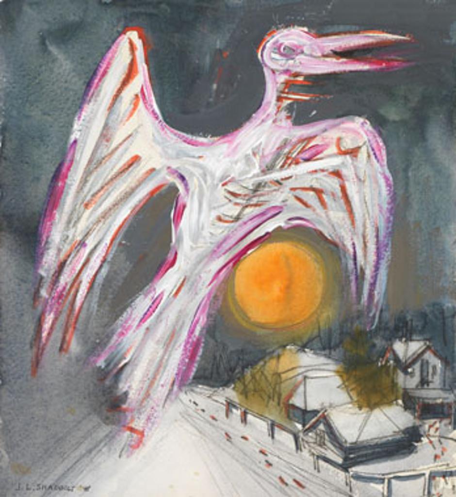 Jack Leaonard Shadbolt (1909-1998) - Hovering White Bird
