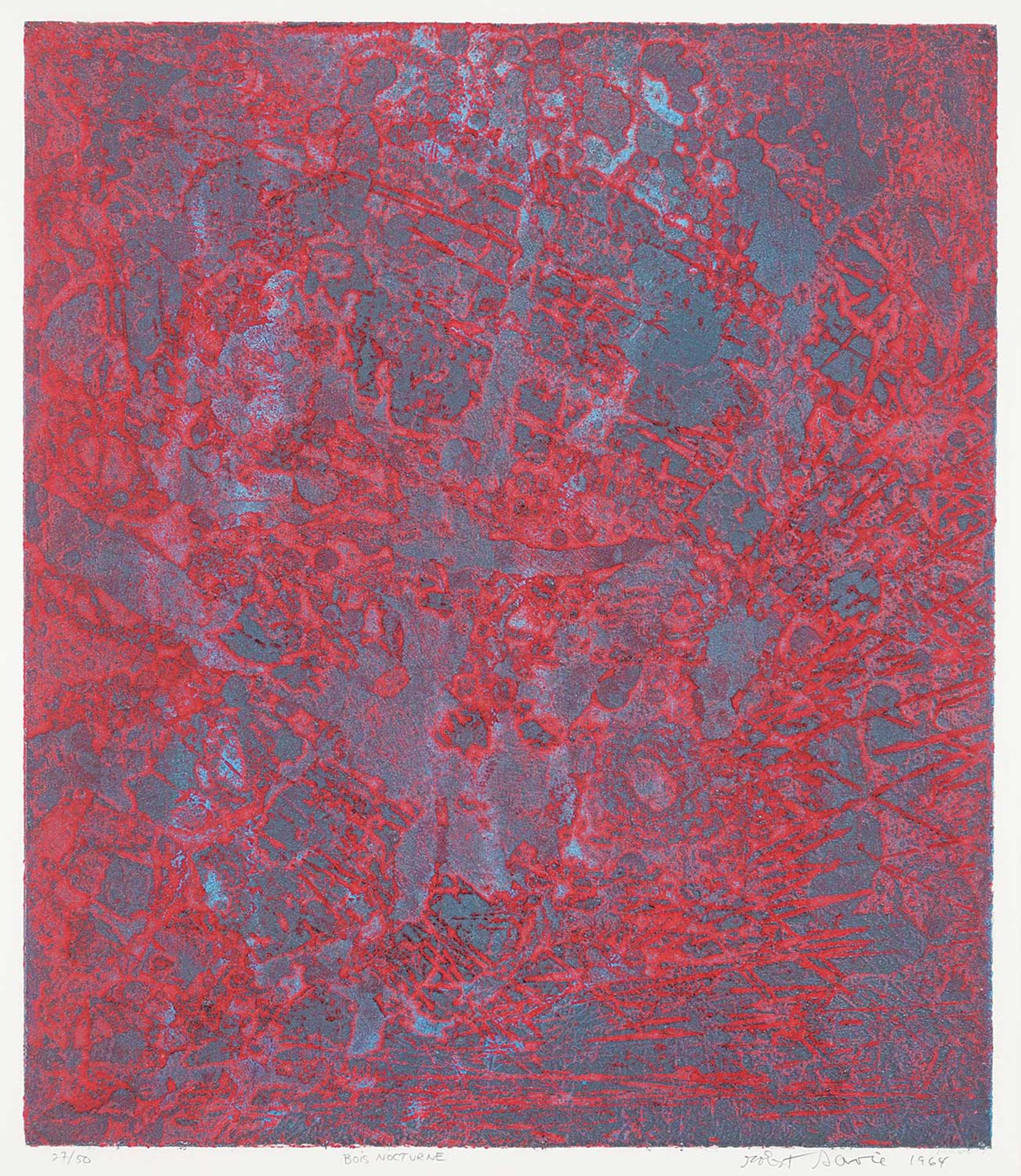 Robert Savoie (1939) - Bois Nocturne  #27/50