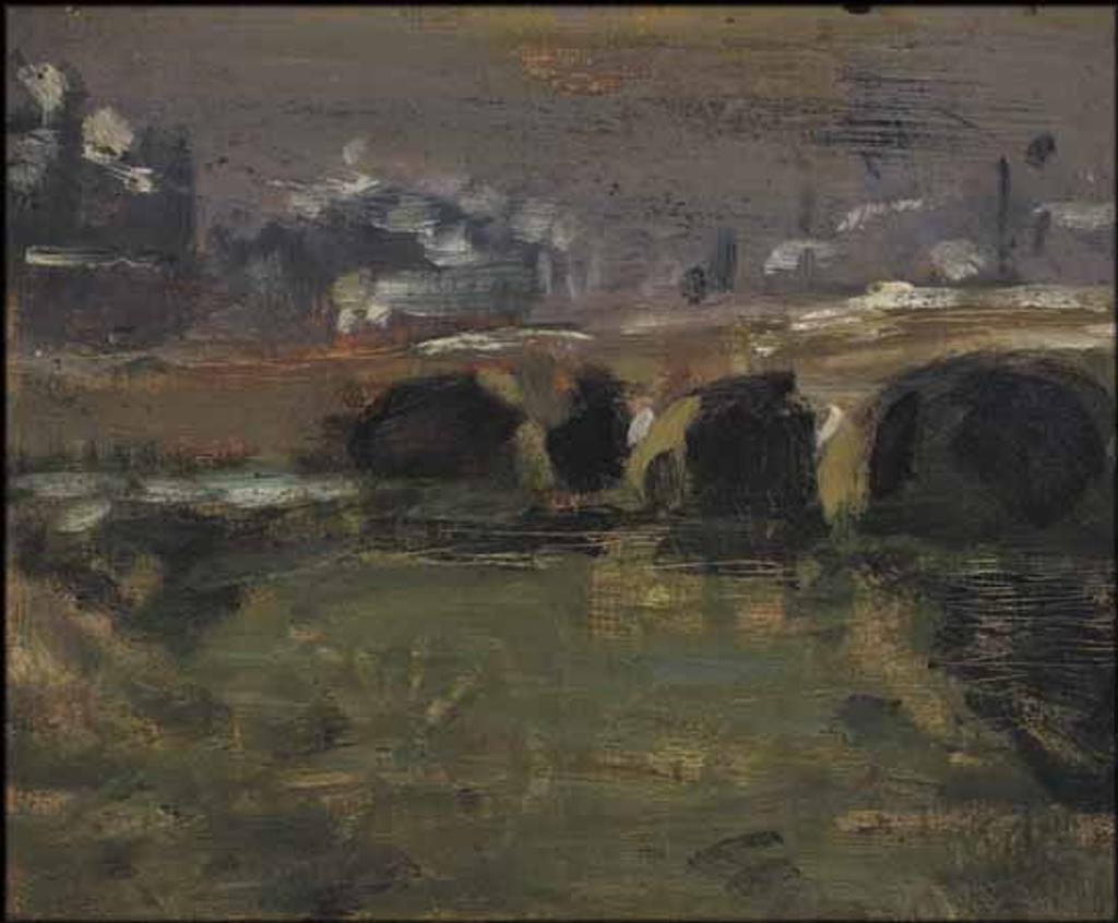 James Wilson Morrice (1865-1924) - Pont sur la Seine, Paris
