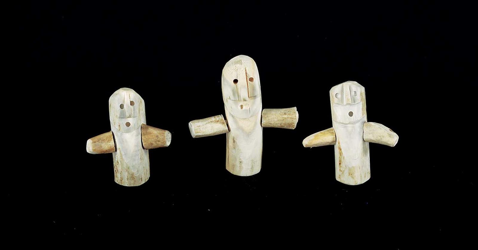 School [Barnabus Arnasungaaq] Inuit - Untitled - Three Spirit Figures