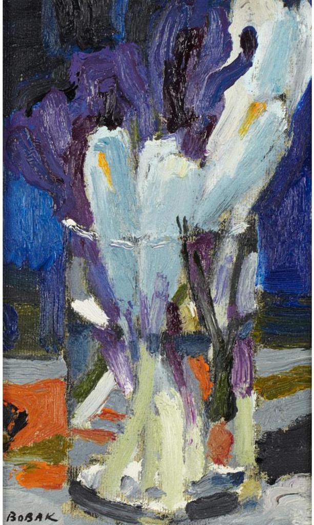 Bruno Joseph Bobak (1923-2012) - A Glass Of Crocuses