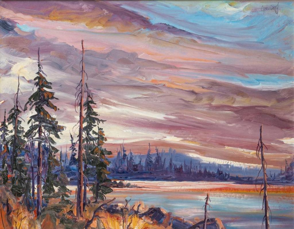 Rod Charlesworth (1955) - Evening on Pontoon Lake