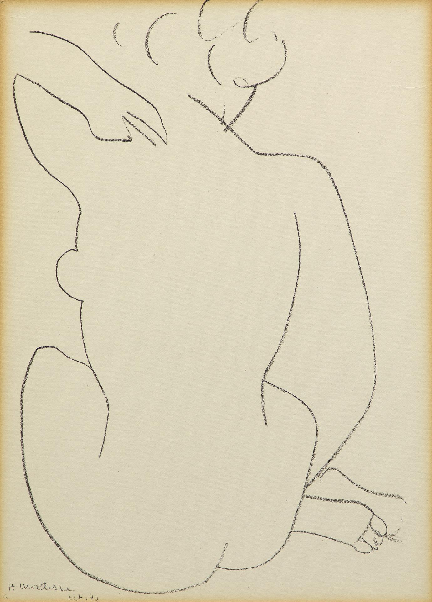 Henri Matisse (1869-1954) - Nu de dos, 1949