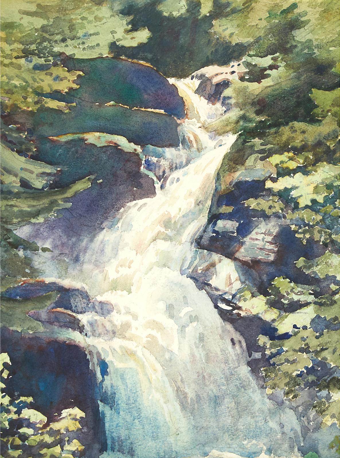 Frederick Henry Brigden (1871-1956) - Waterfall
