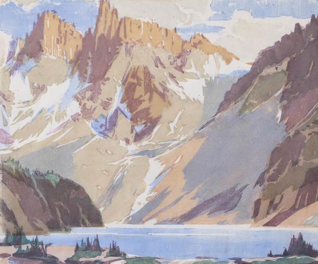 Barbara Harvey Leighton (1911-1986) - The Towers, Mt. Assiniboine
