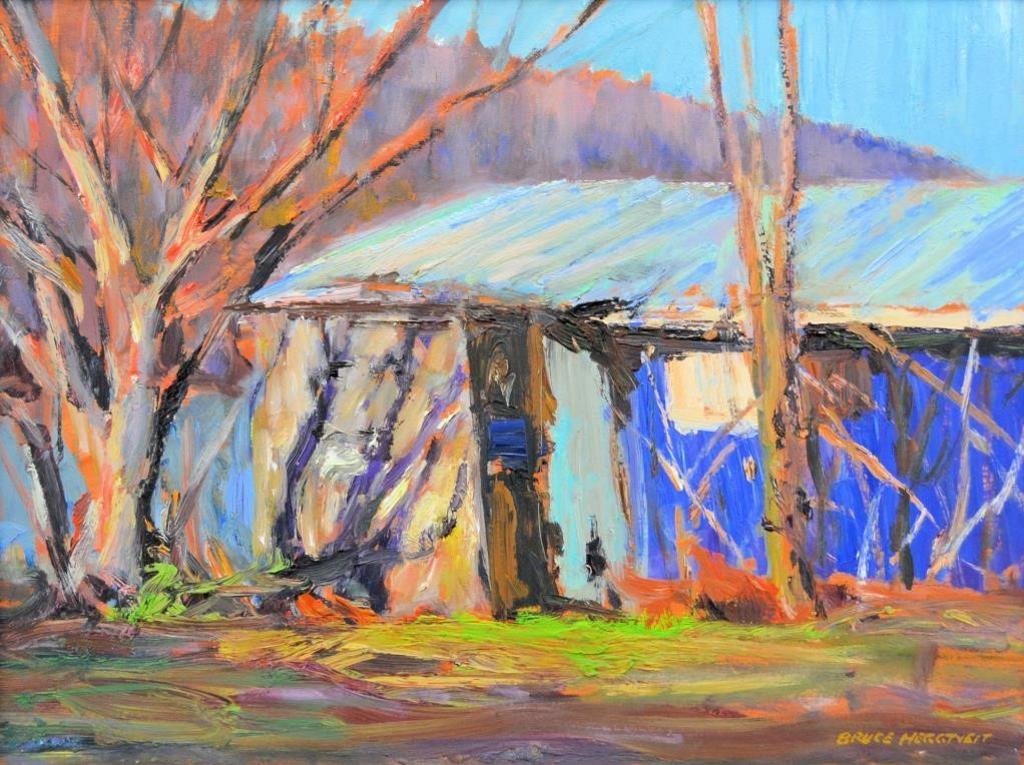 Bruce Allen Heggtveit (1917-2002) - Old Shack on Gatineau River, Quebec