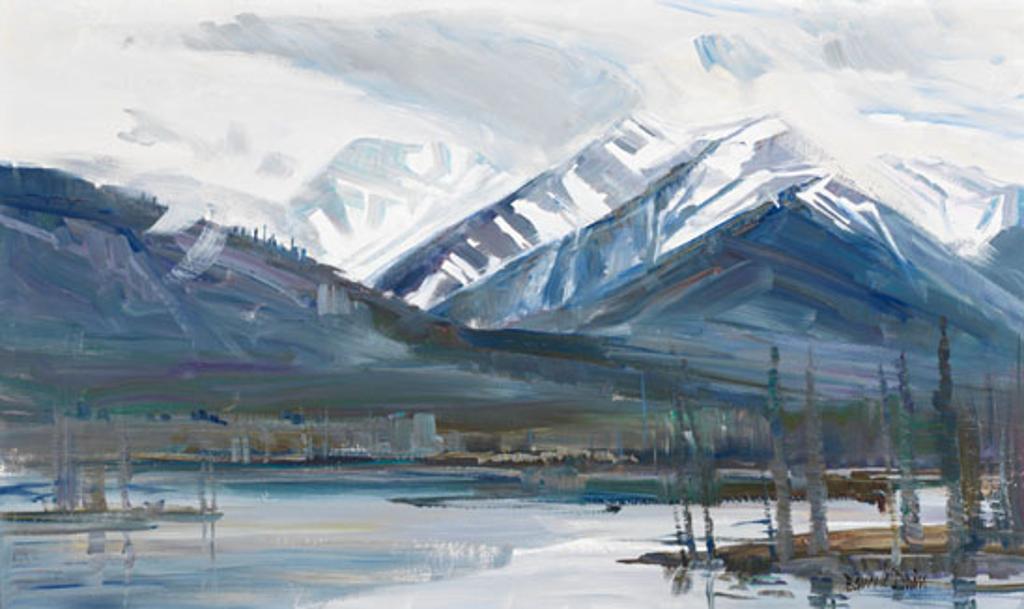 Bruce Le Dain (1928-2000) - Sundance Range, Vermillion Lakes, Banff, Alberta