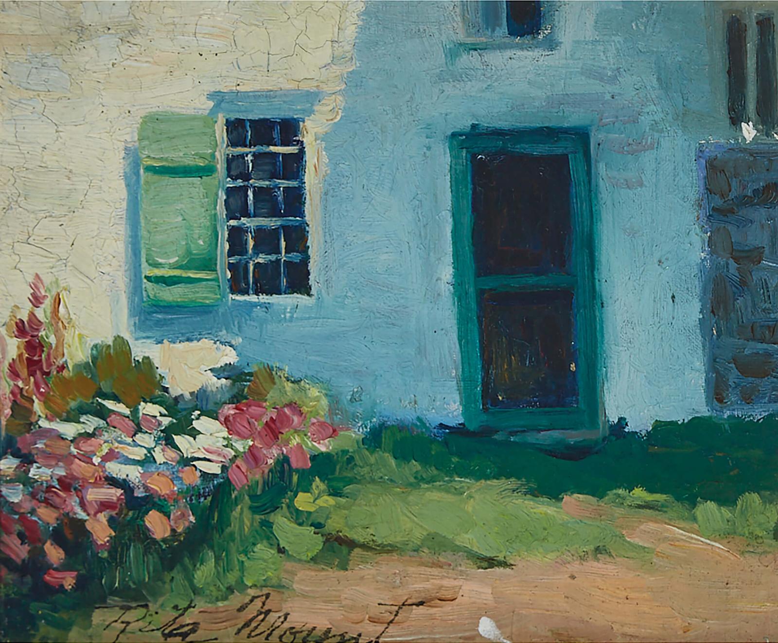 Rita Mount (1888-1967) - Sunlit Courtyard
