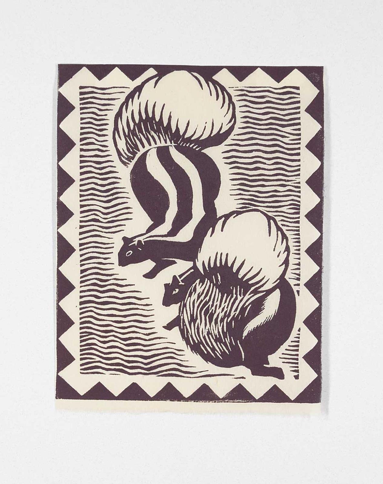 Illingworth Holey (Buck) Kerr (1905-1989) - Untitled - Skunks