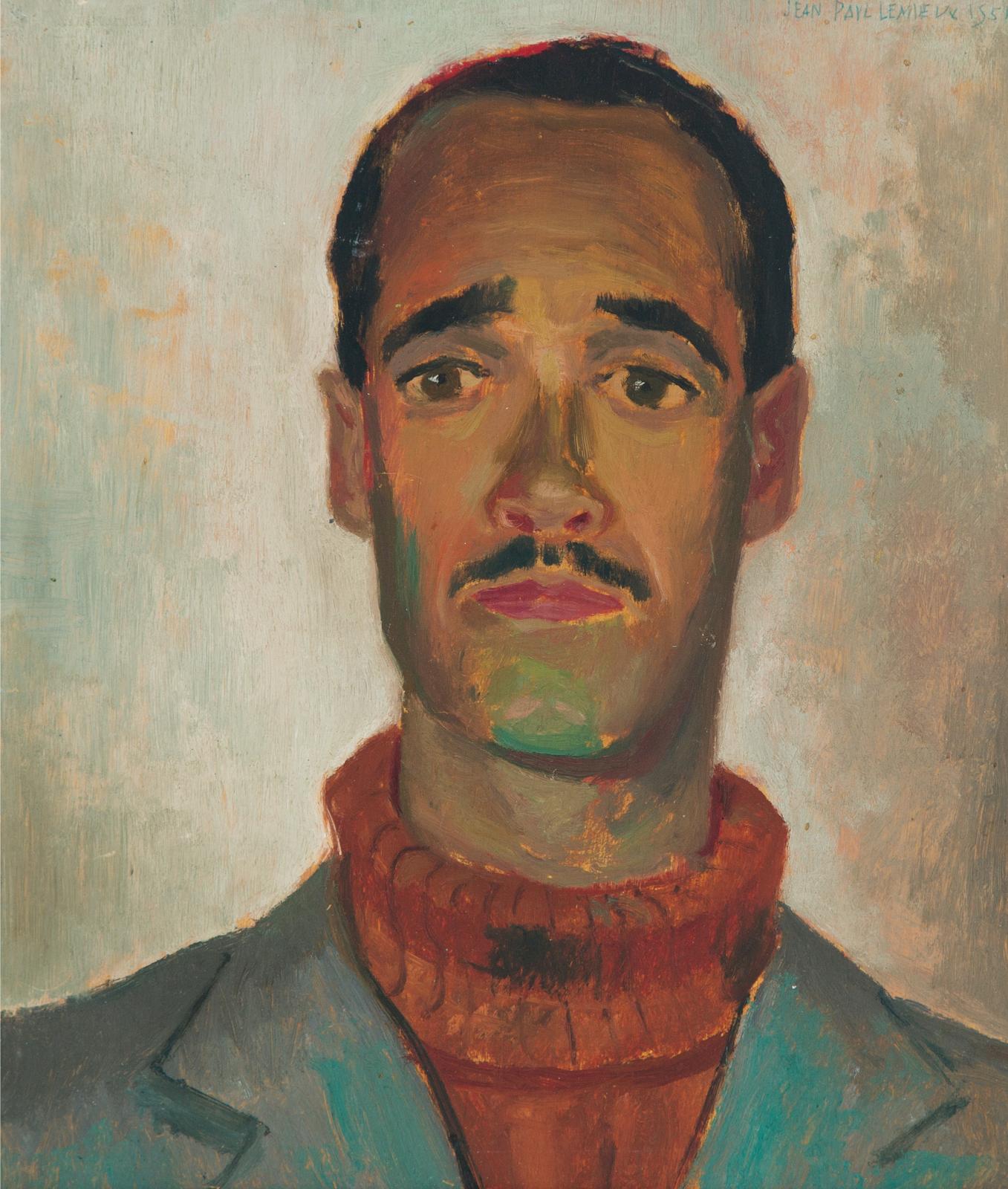 Jean Paul Lemieux (1904-1990) - Portrait Of Jean-Charles Falardeau