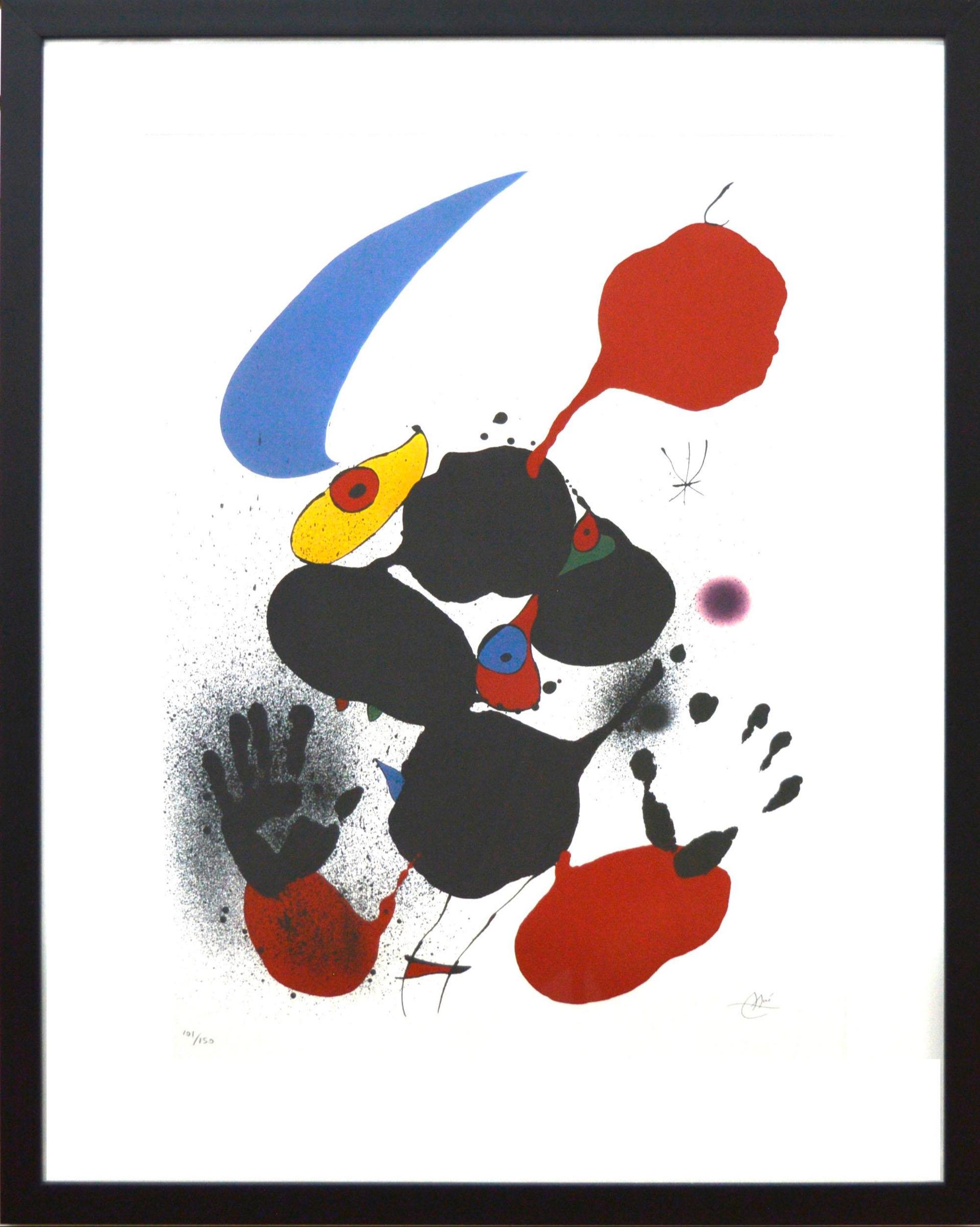 Joan Miró (1893-1983) - lithographie 32 couleurs, papier Arches 1970 - 1980