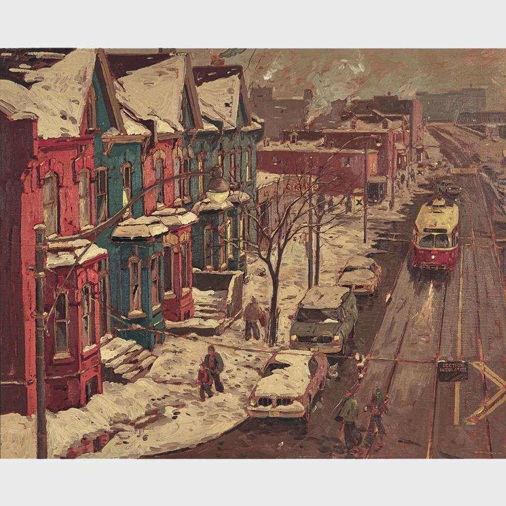 Arto Yuzbasiyan (1948) - King St. E. Near Bright St., Toronto, 1982