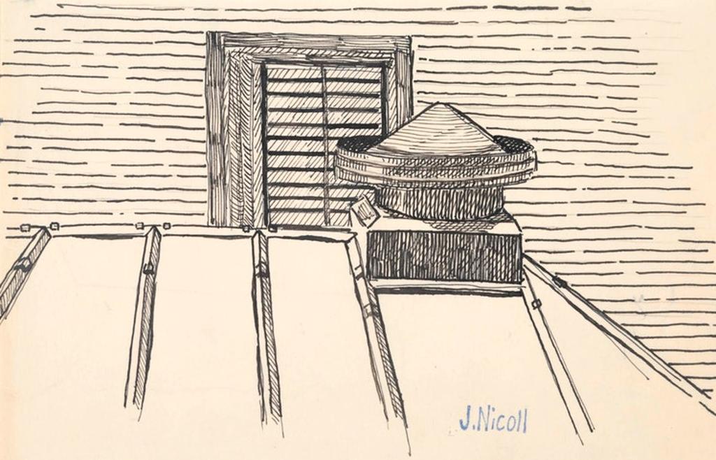 Jim Nicoll - Rooftop Detail; Figure Study