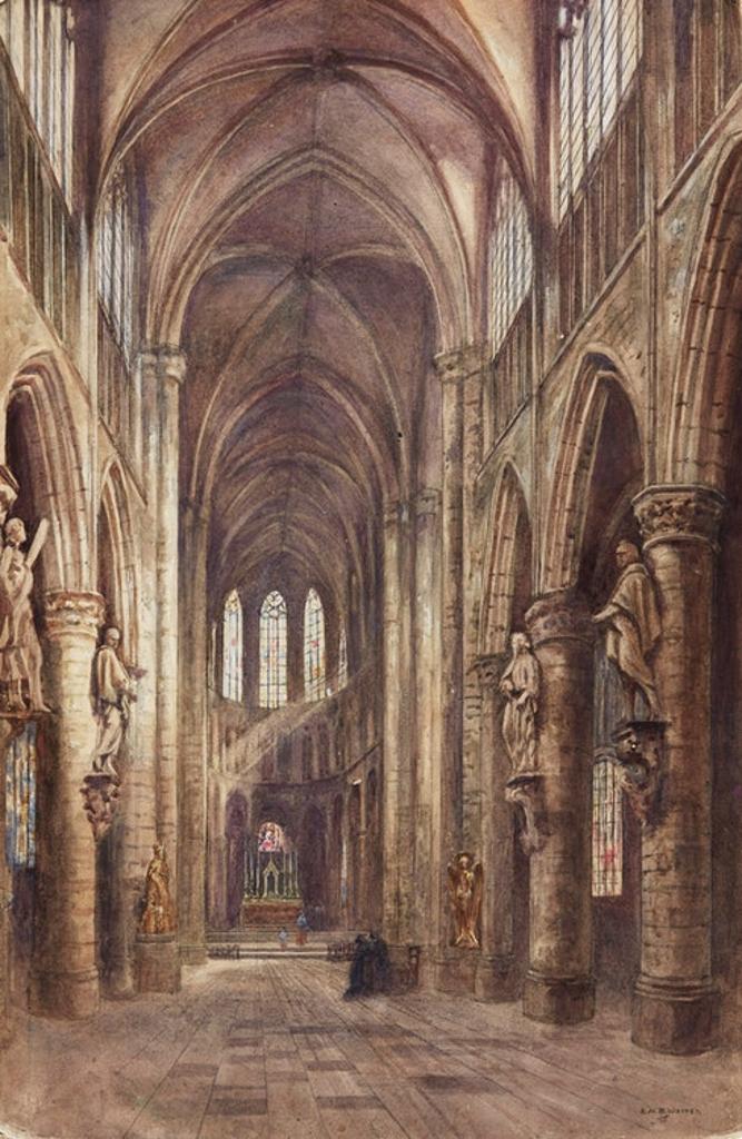 Emily Mary Bibbens Warren (1869-1956) - St. Gudula Cathedral, Brussels