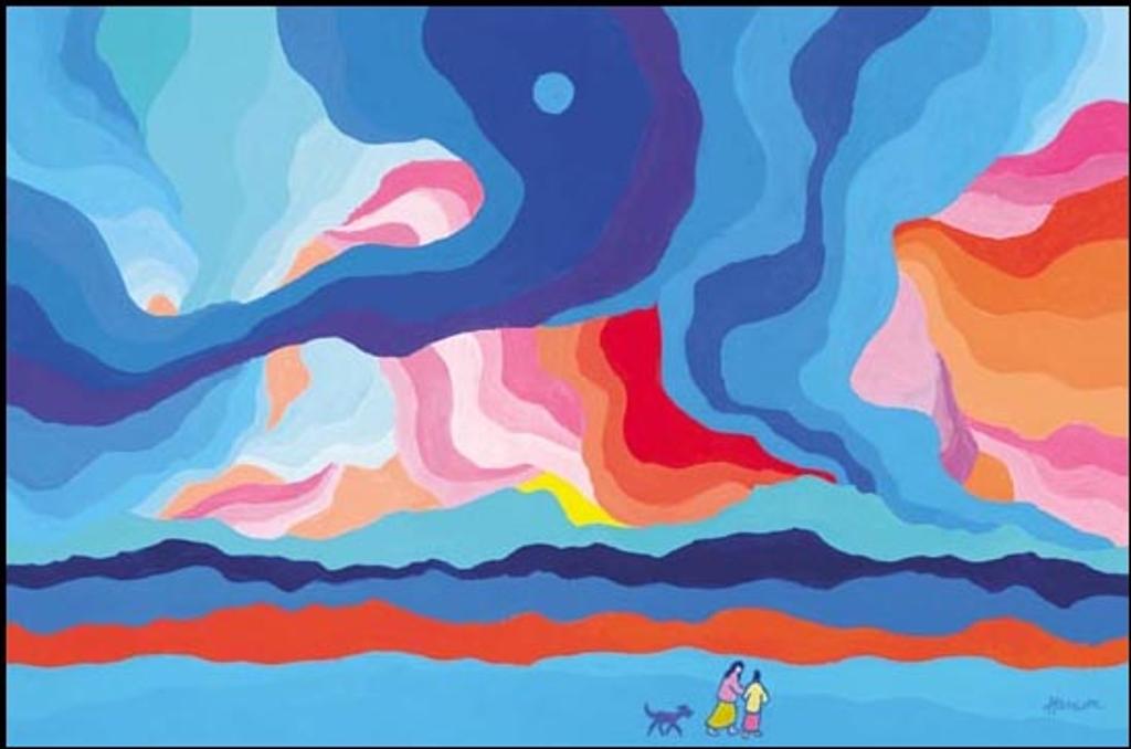 Ted Harrison (1926-2015) - Storm Prelude