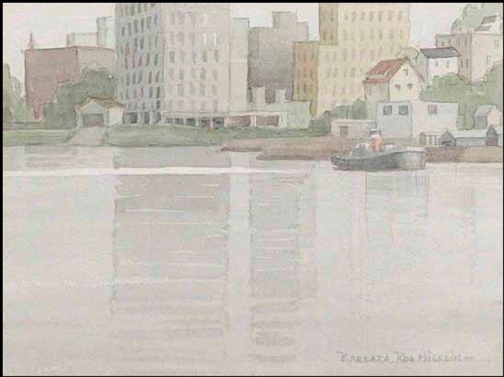 Barbara Roe Hicklin (1918-2010) - Harbour Scene (01364/2013-2101)