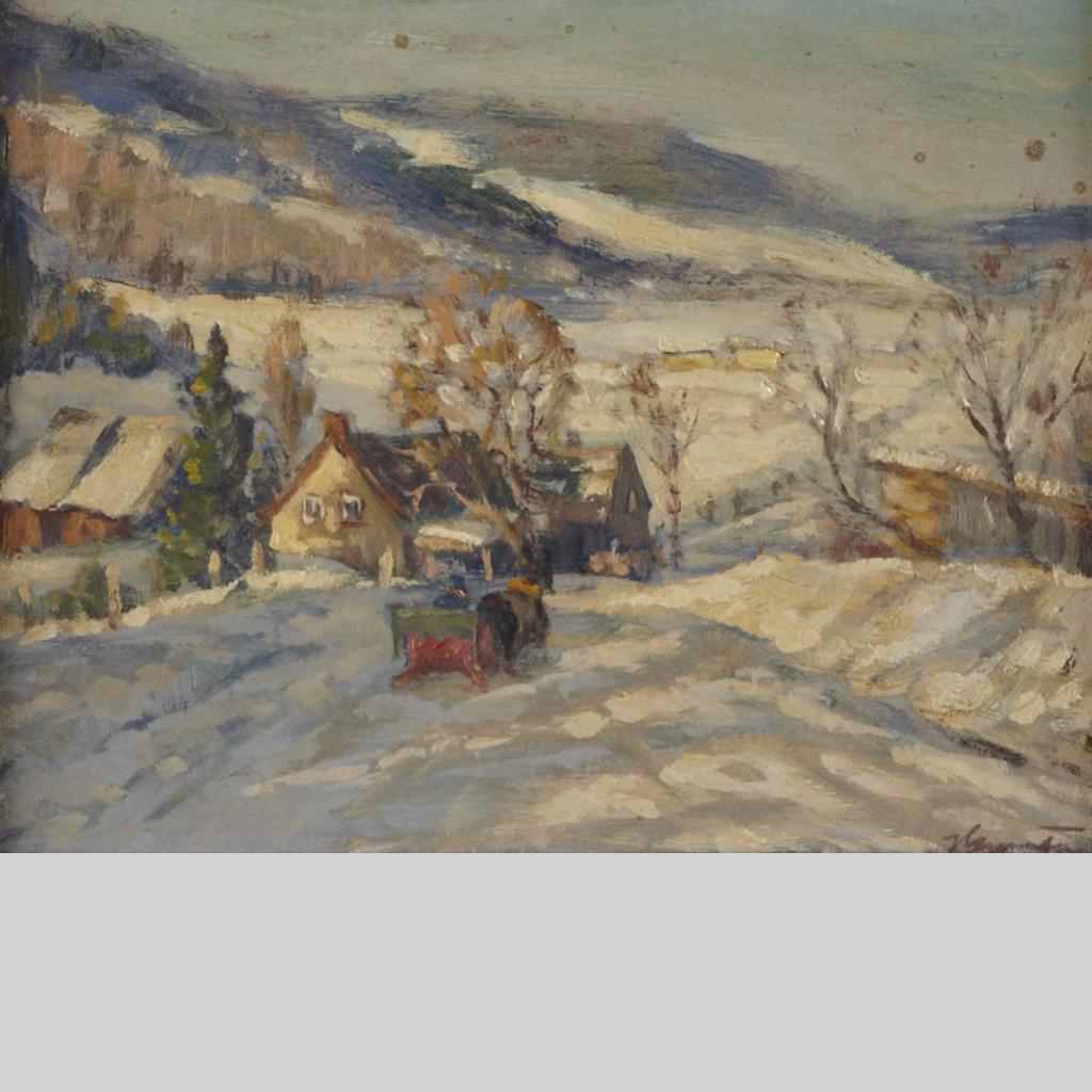 Joseph Giunta (1911-2001) - Winter In The Laurentians