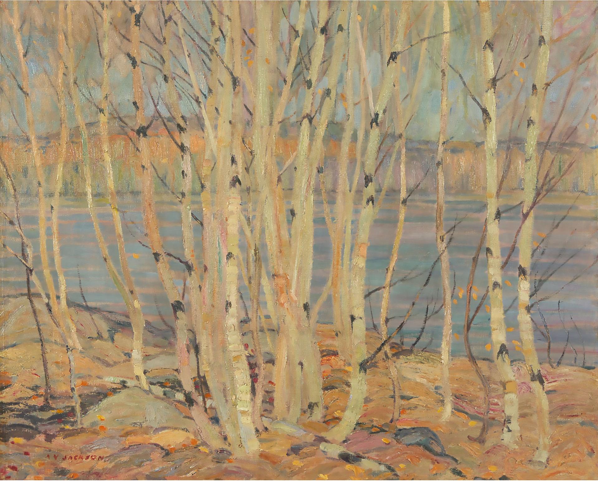 Alexander Young (A. Y.) Jackson (1882-1974) - Early Spring, Algonquin Park, 1914