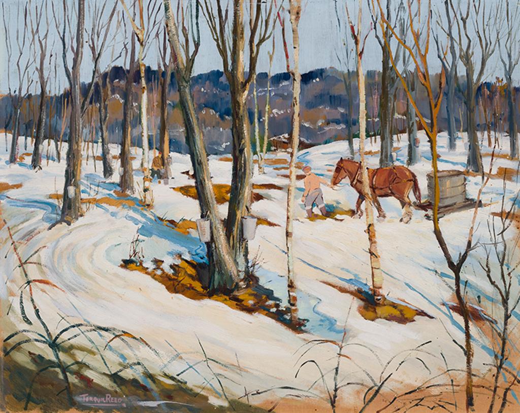 Torquil Arnold Sargent Reed (1920-1990) - Winter Scene with Horse