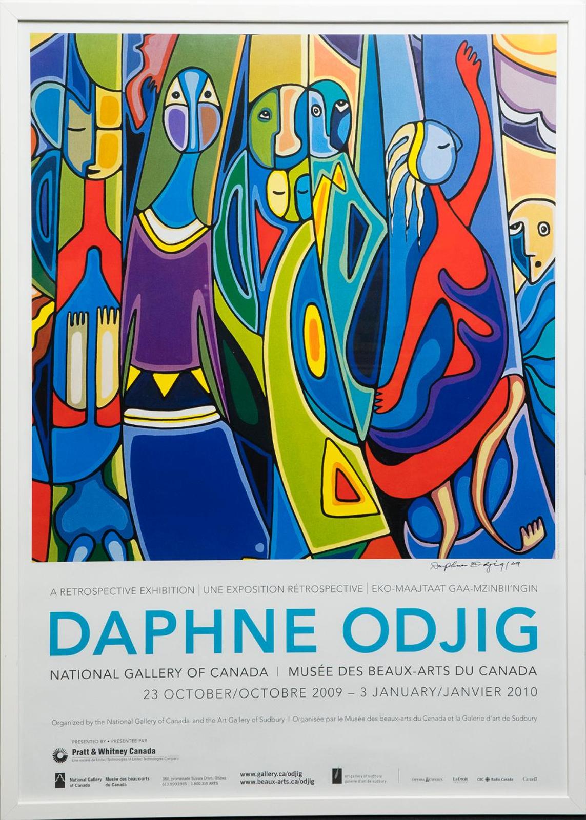 Daphne Odjig (1919-2016) - Untitled - Exhibition Poster
