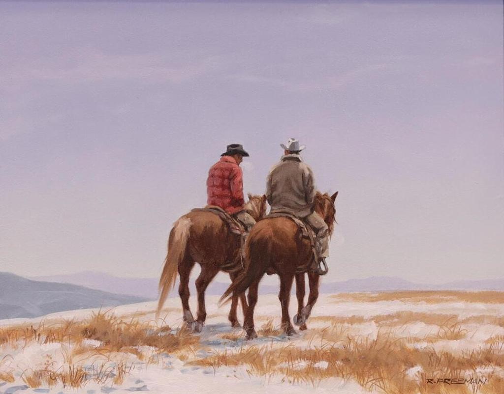Richard (Dick) Audley Freeman (1932-1991) - Riding Out; 1975