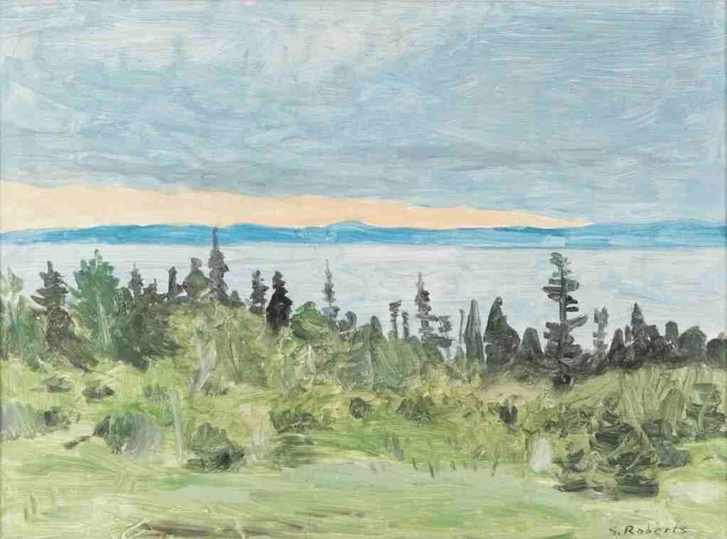 William Goodridge Roberts (1921-2001) - Possibly St. Lawrence River At Port-Au-Persil