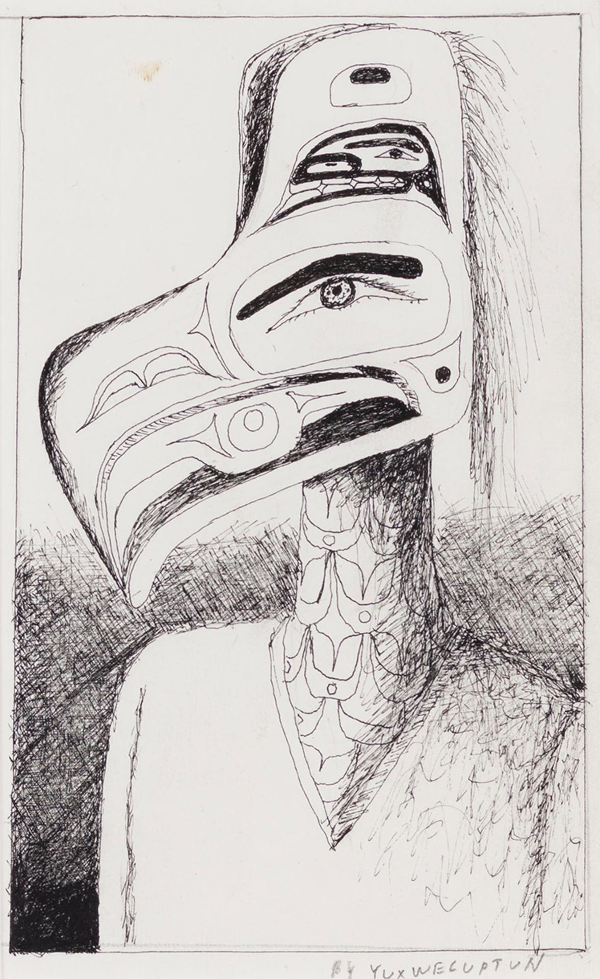 Lawrence Paul Yuxweluptun (1957) - Figure