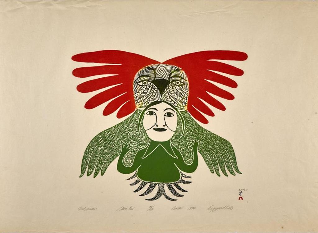 Eegyvudluk Pootoogook (1931-1999) - Owl Woman