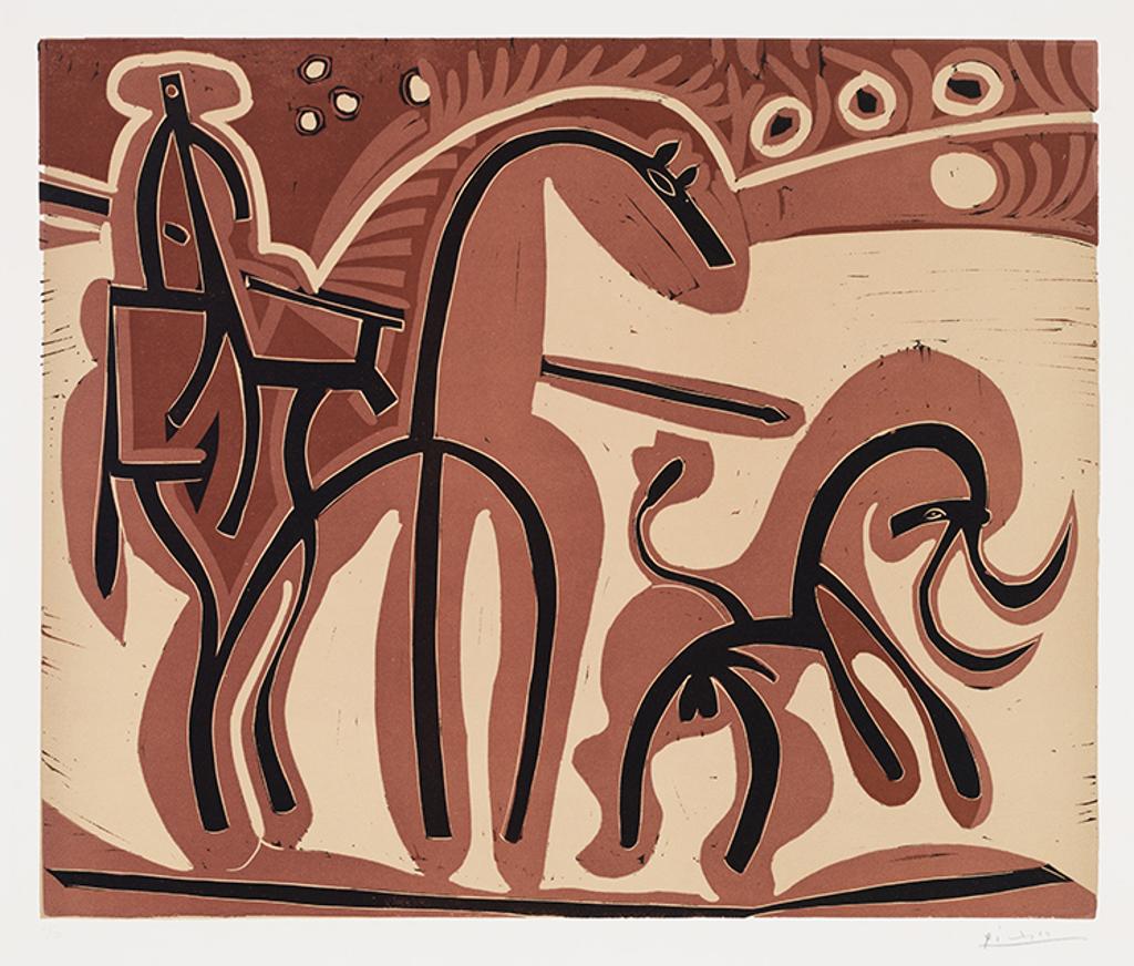 Pablo Ruiz Picasso (1881-1973) - Picador et Taureau (Picador and Bull)