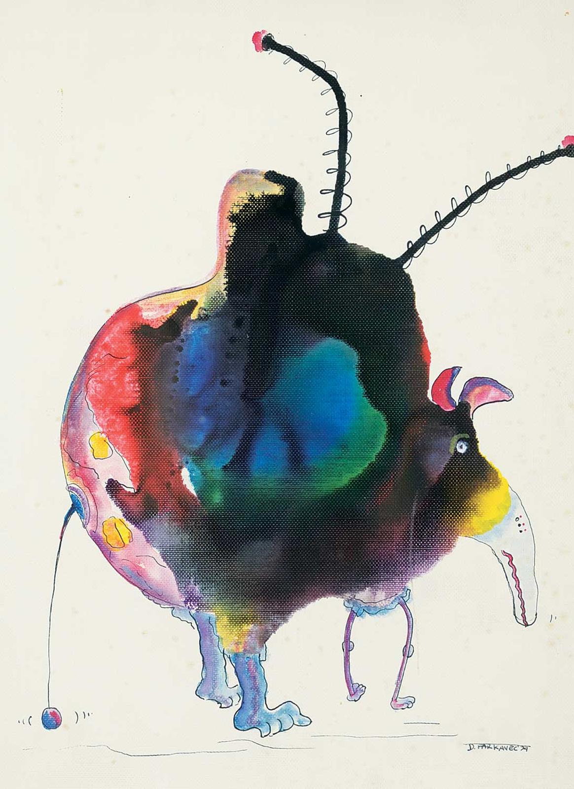 Dimitrij Farkavec - Untitled - Colourful Creature
