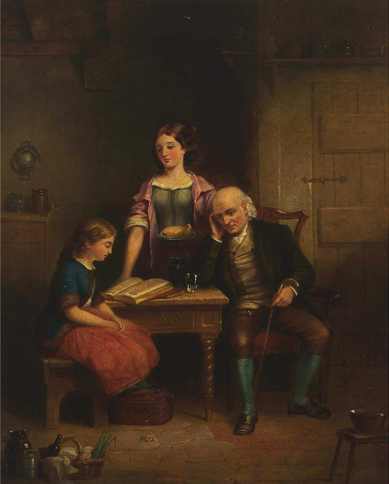 William Dobie - The Reading Lesson, 1871