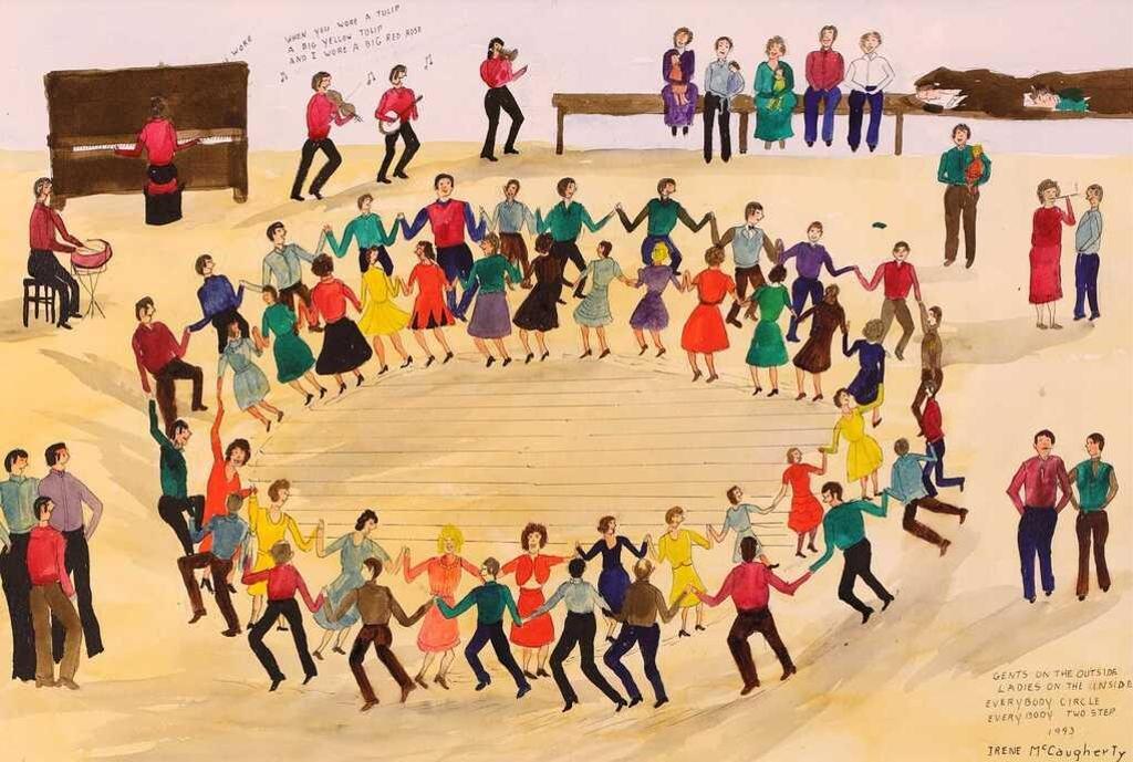 Irene E. McCaugherty (1914-1996) - Gents On The Outside, Ladies On The Inside, Everybody Circle, Everybody Two Step; 1993