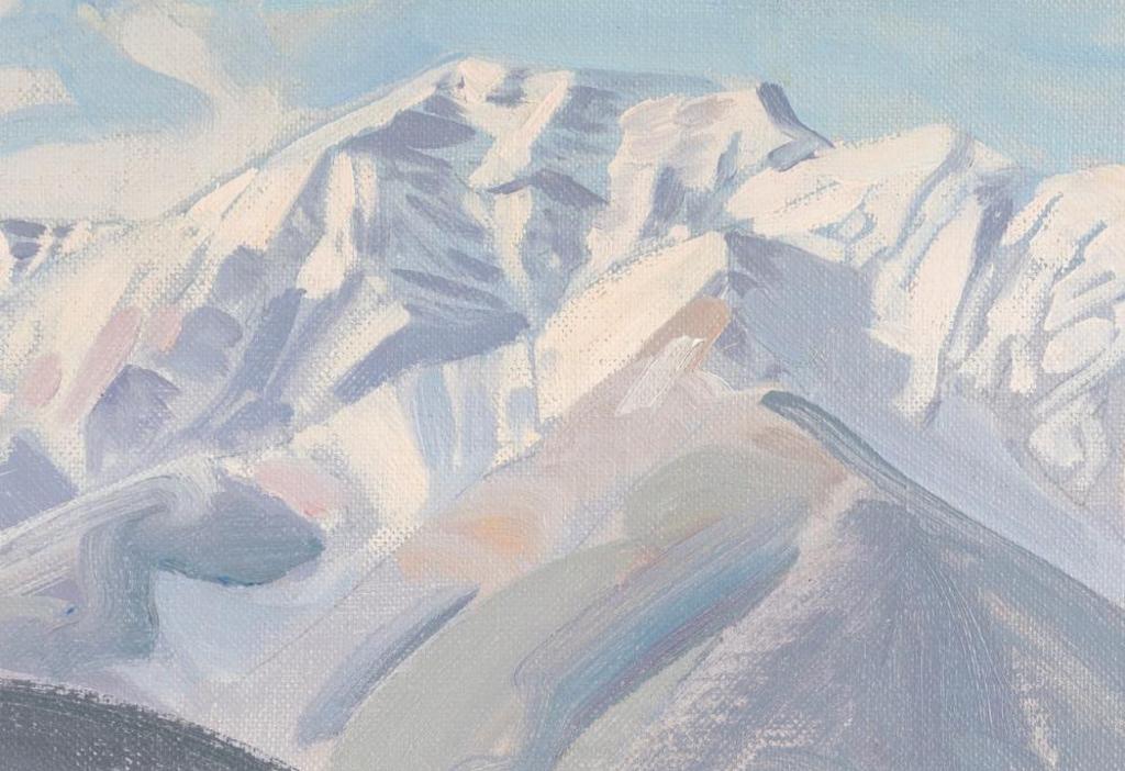 Peter Maxwell Ewart (1918-2001) - Untitled - Snowcap Mountains