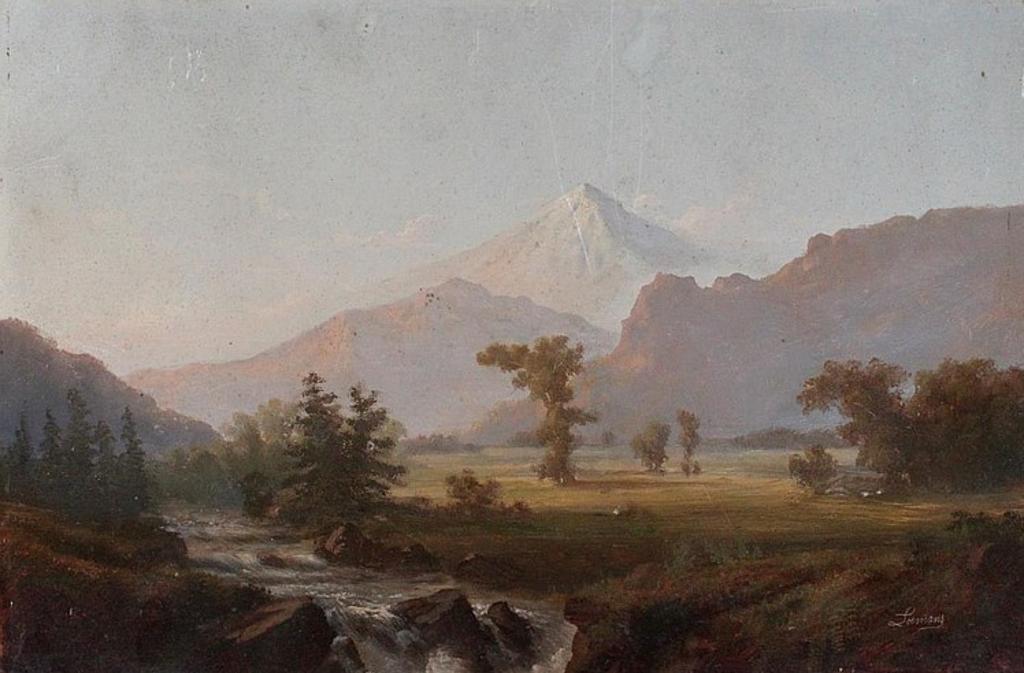 Alexander Francois Loemans (1816-1898) - Valley Scene