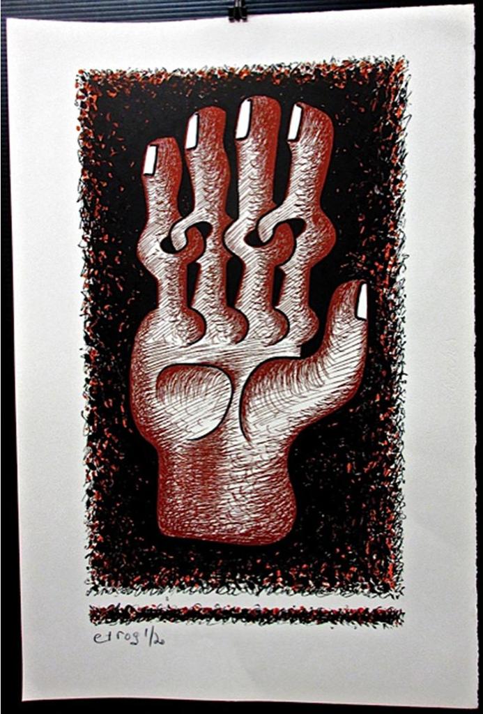 Sorel Etrog (1933-2014) - Untitled (Hand With Links; Hand With Mouth)
