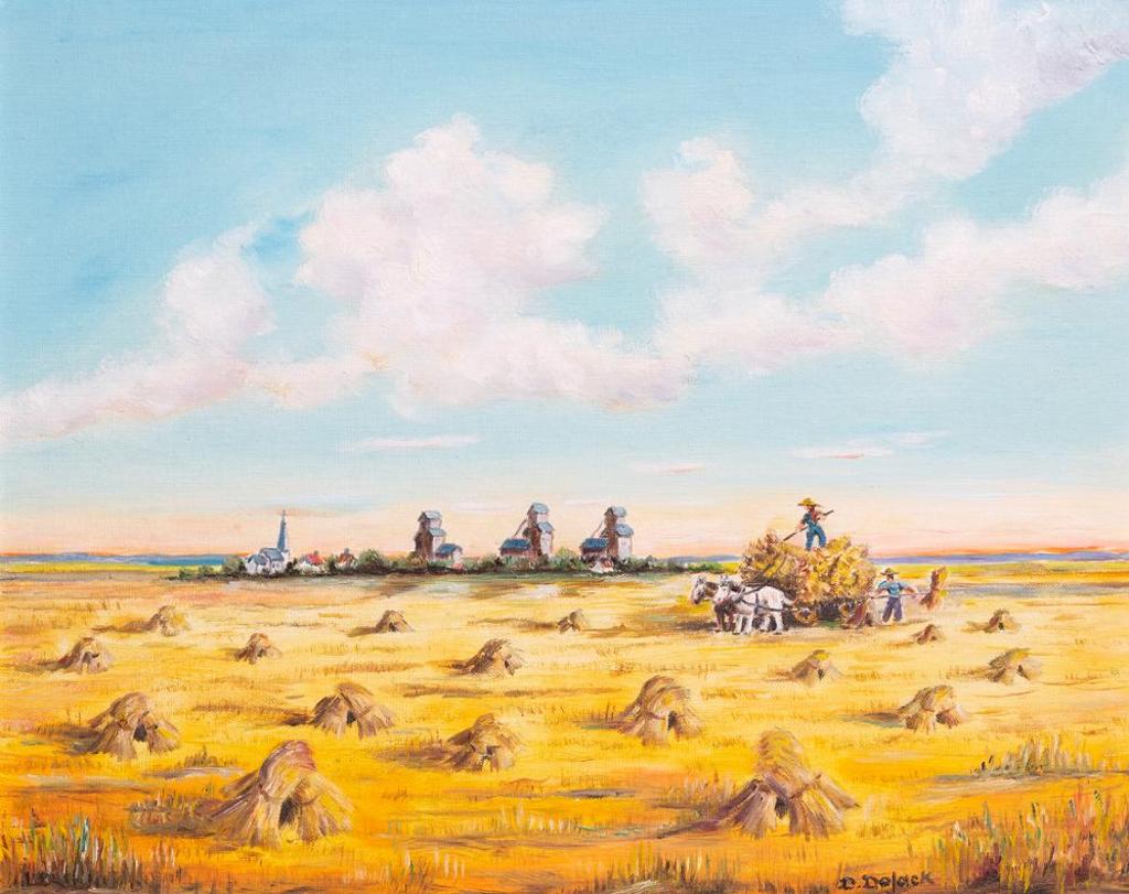 Dan Dojack (1904-1993) - Harvest in Saskatchewan