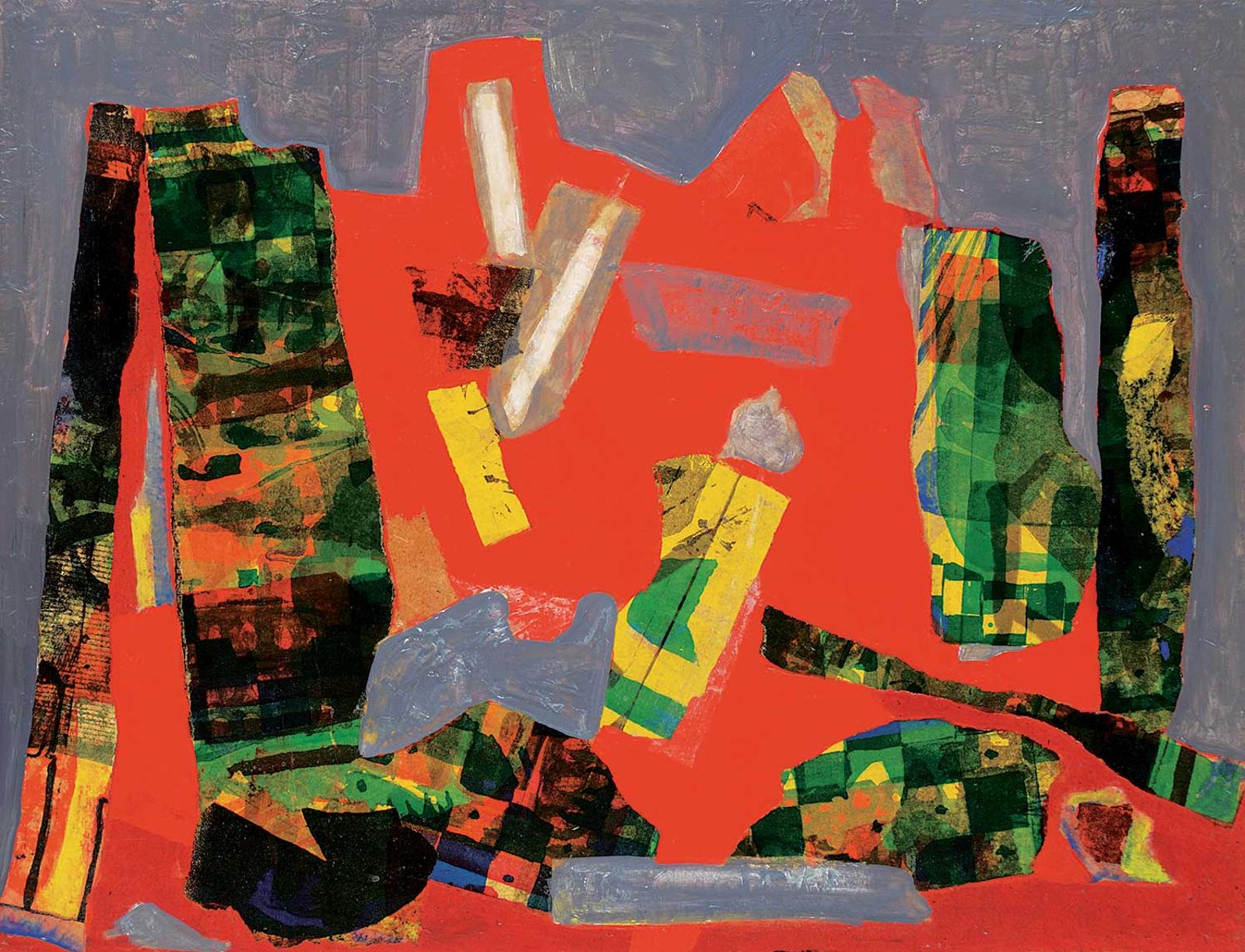John Harold Thomas Snow (1911-2004) - Untitled - Colourful Collage