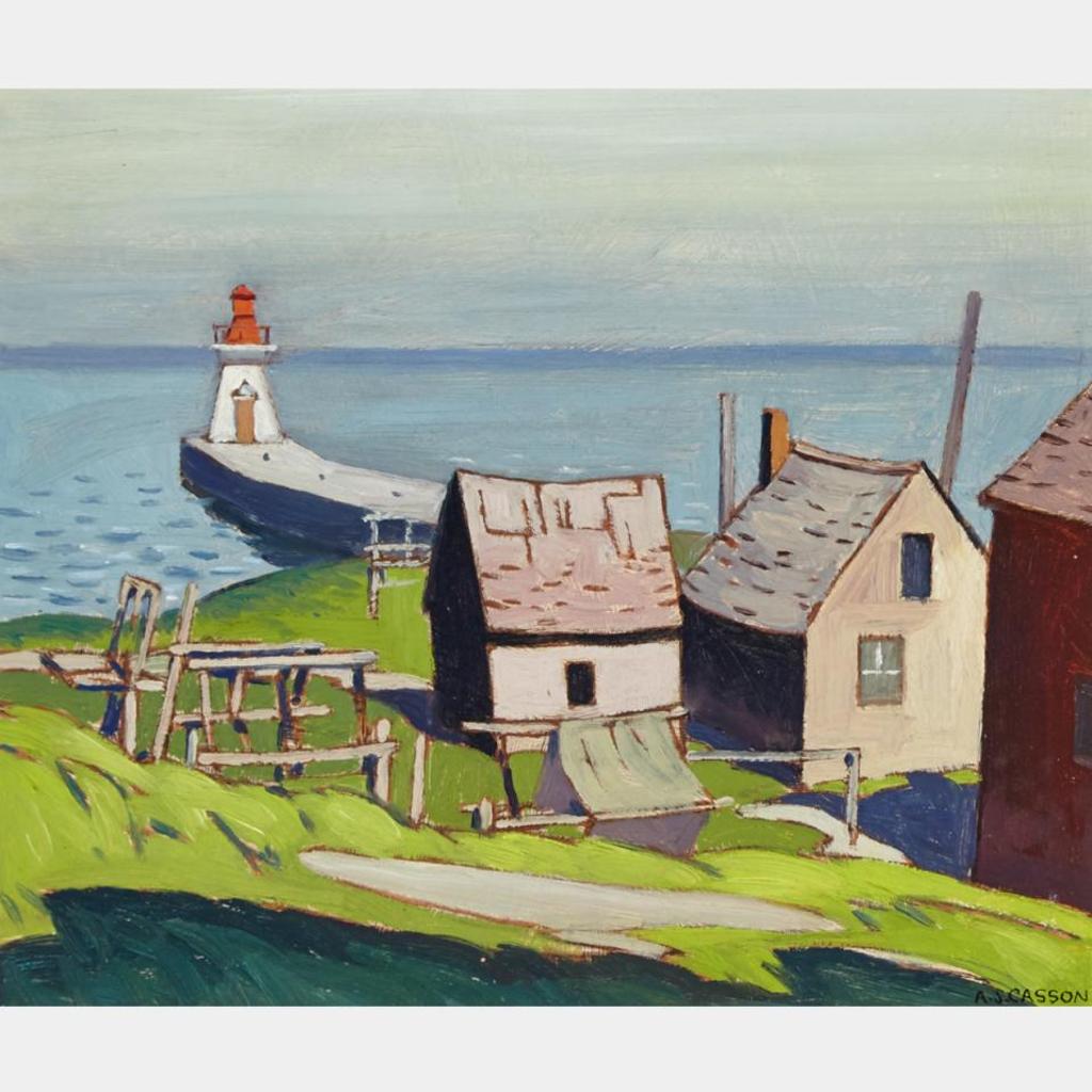 Alfred Joseph (A.J.) Casson (1898-1992) - Lighthouse At Bronte, 1927