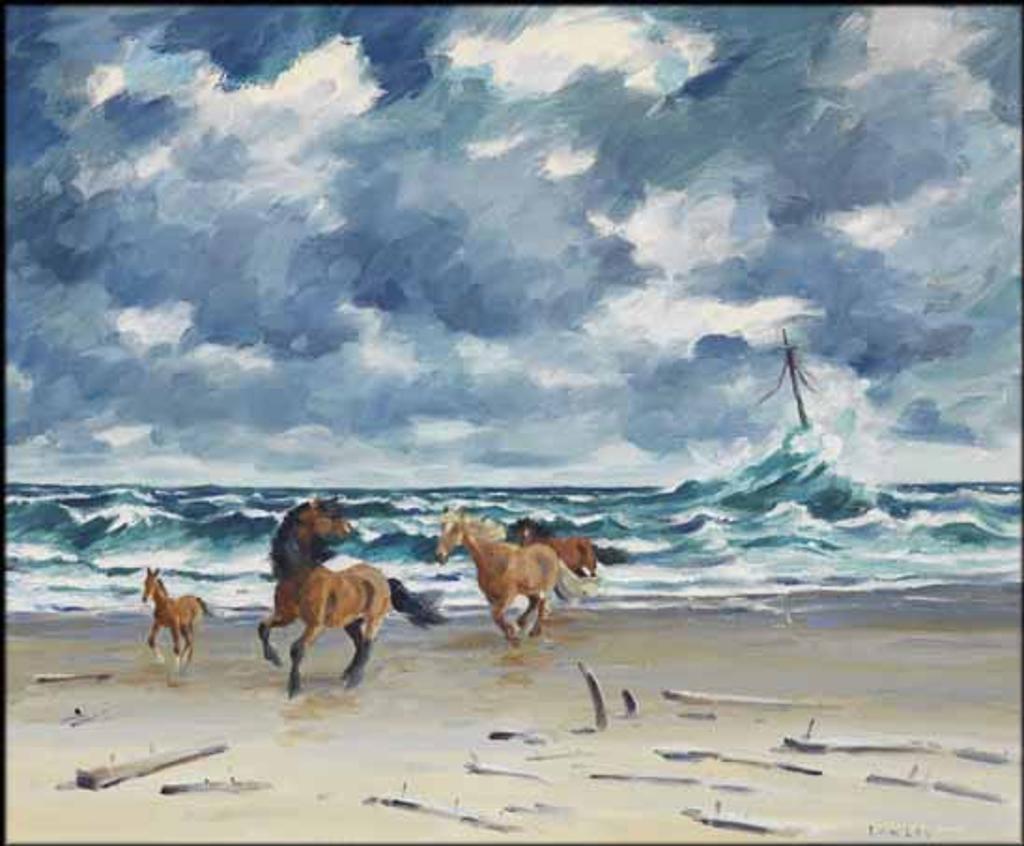 John Douglas Lawley (1906-1971) - On the Beach