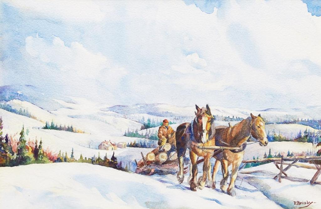 Peggy Brisby (1898-1985) - Logging
