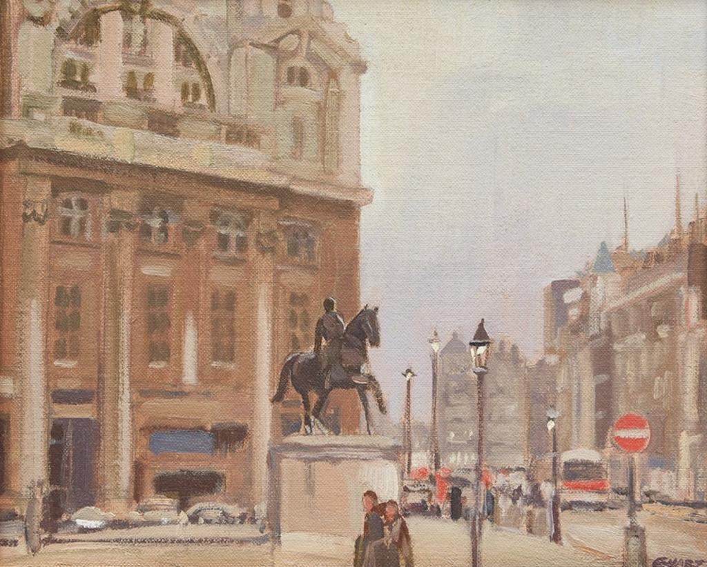 Peter Maxwell Ewart (1918-2001) - Off Trafalgar Square, London, Eng.