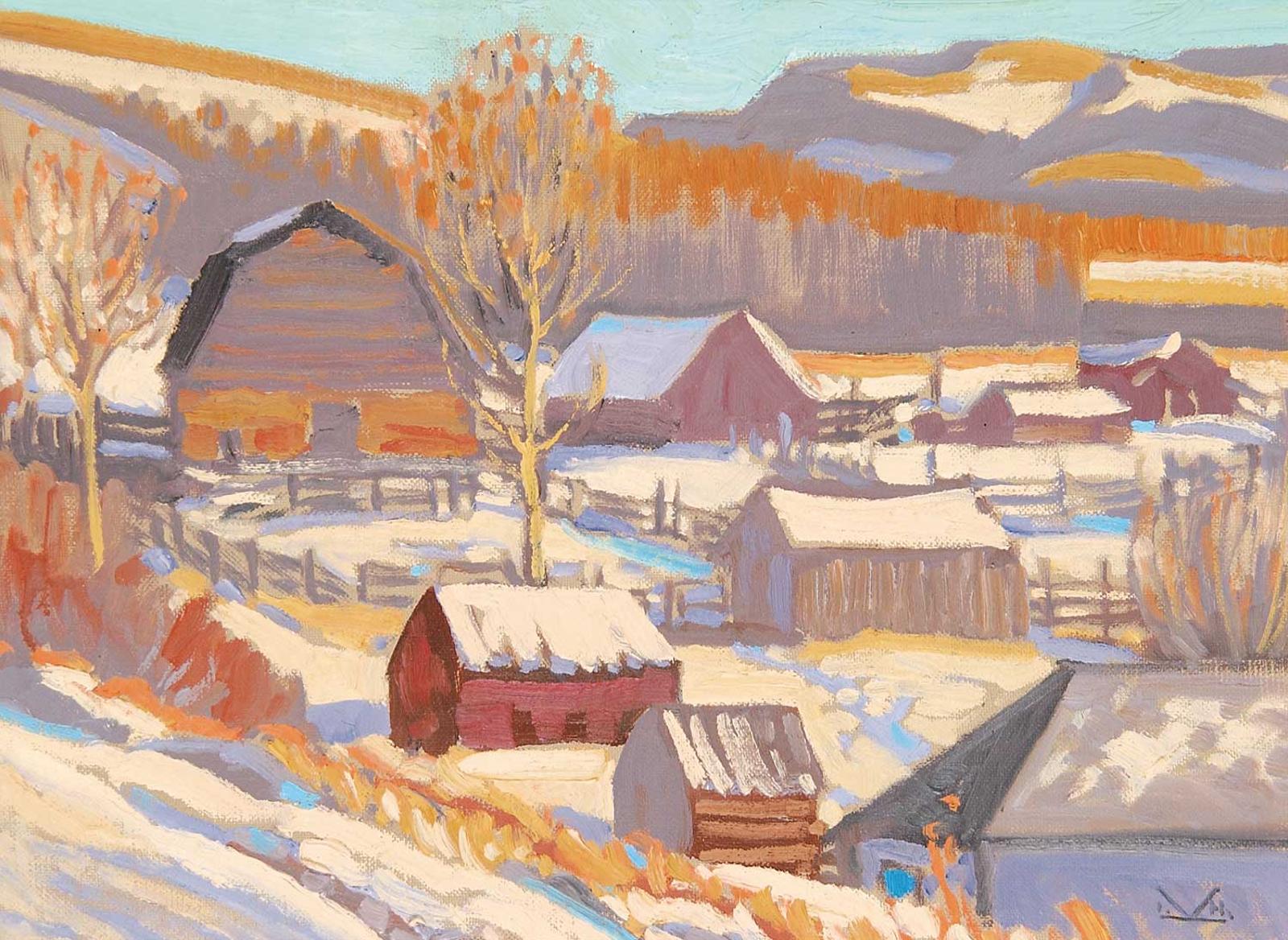 Illingworth Holey (Buck) Kerr (1905-1989) - Old Ranch at Millarville, Looking East