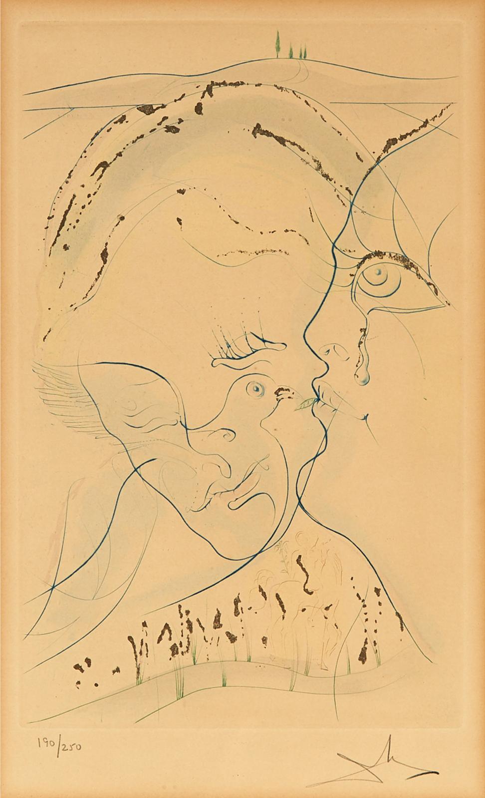 Salvador Dalí (1904-1989) - Behold, Thou Art Fair... (From Song Of Songs Of Solomon), 1971 [field 71-17e(Iii)]