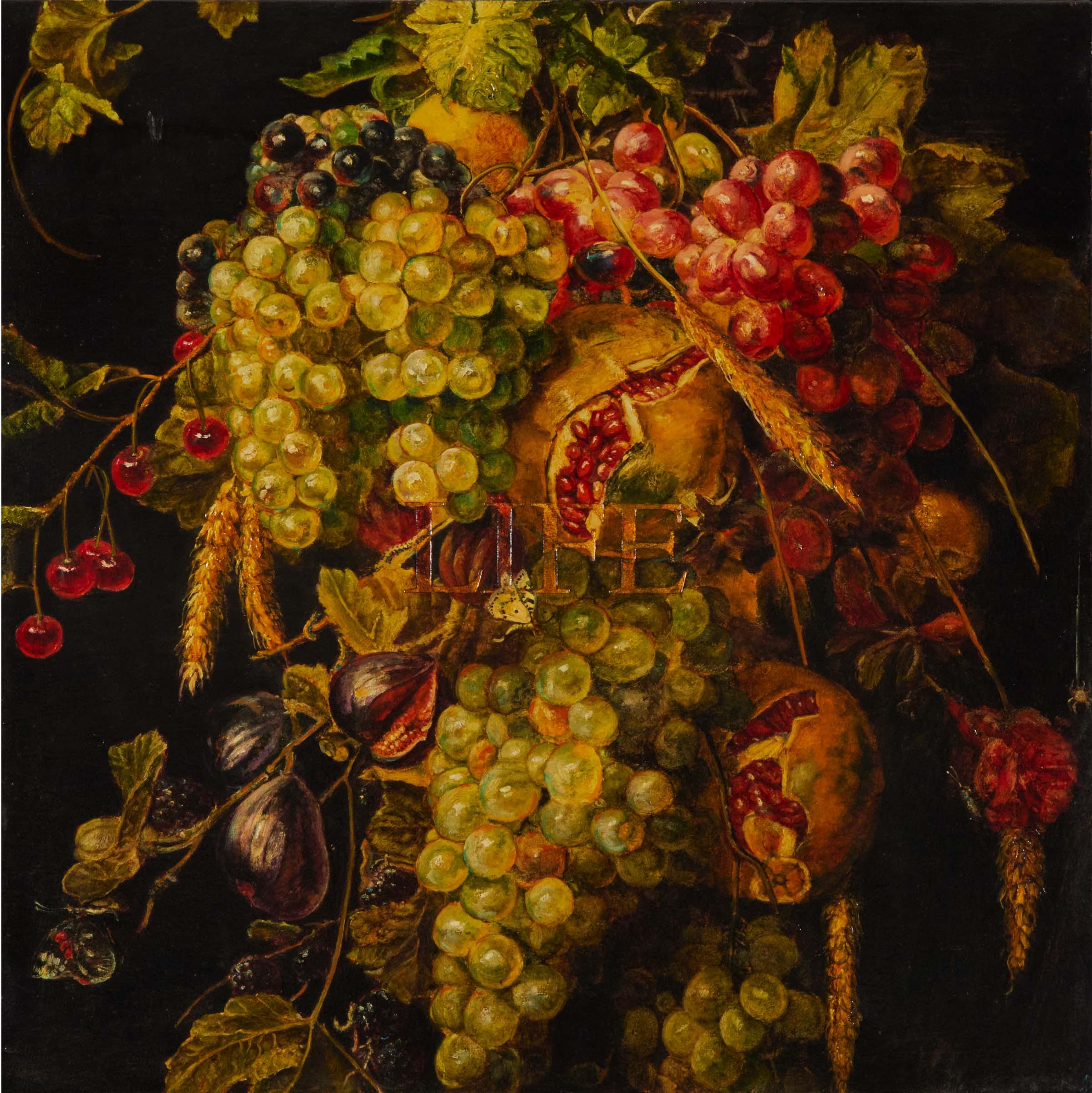 David Charles Bierk (1944-2002) - A Eulogy To Earth (Life), To De Heem, 1998/99