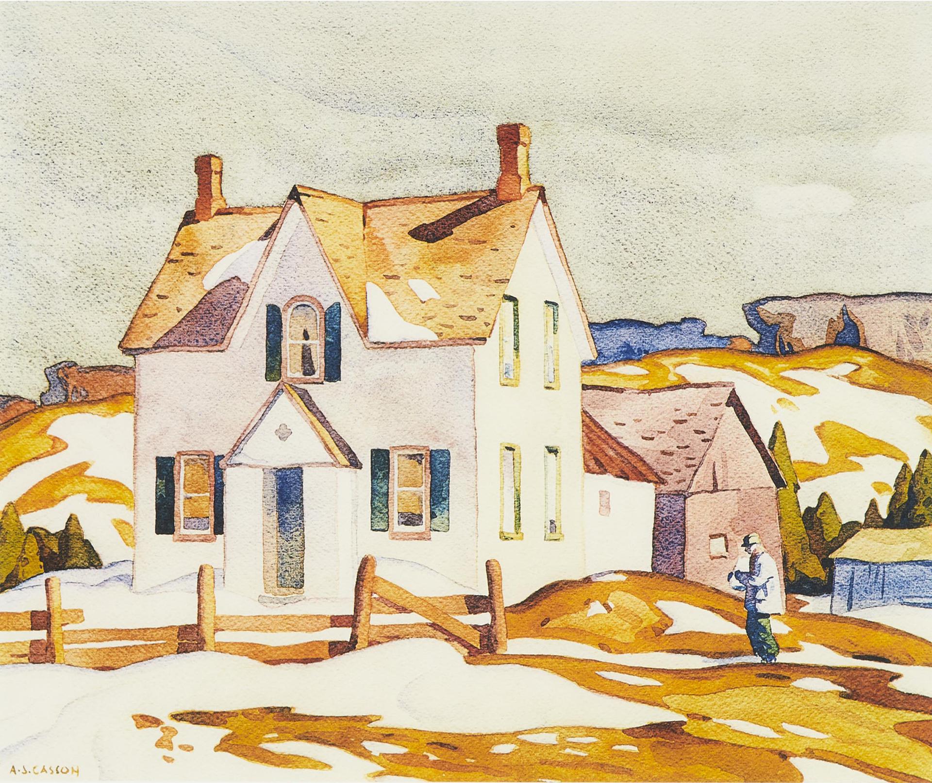 Alfred Joseph (A.J.) Casson (1898-1992) - Farm House