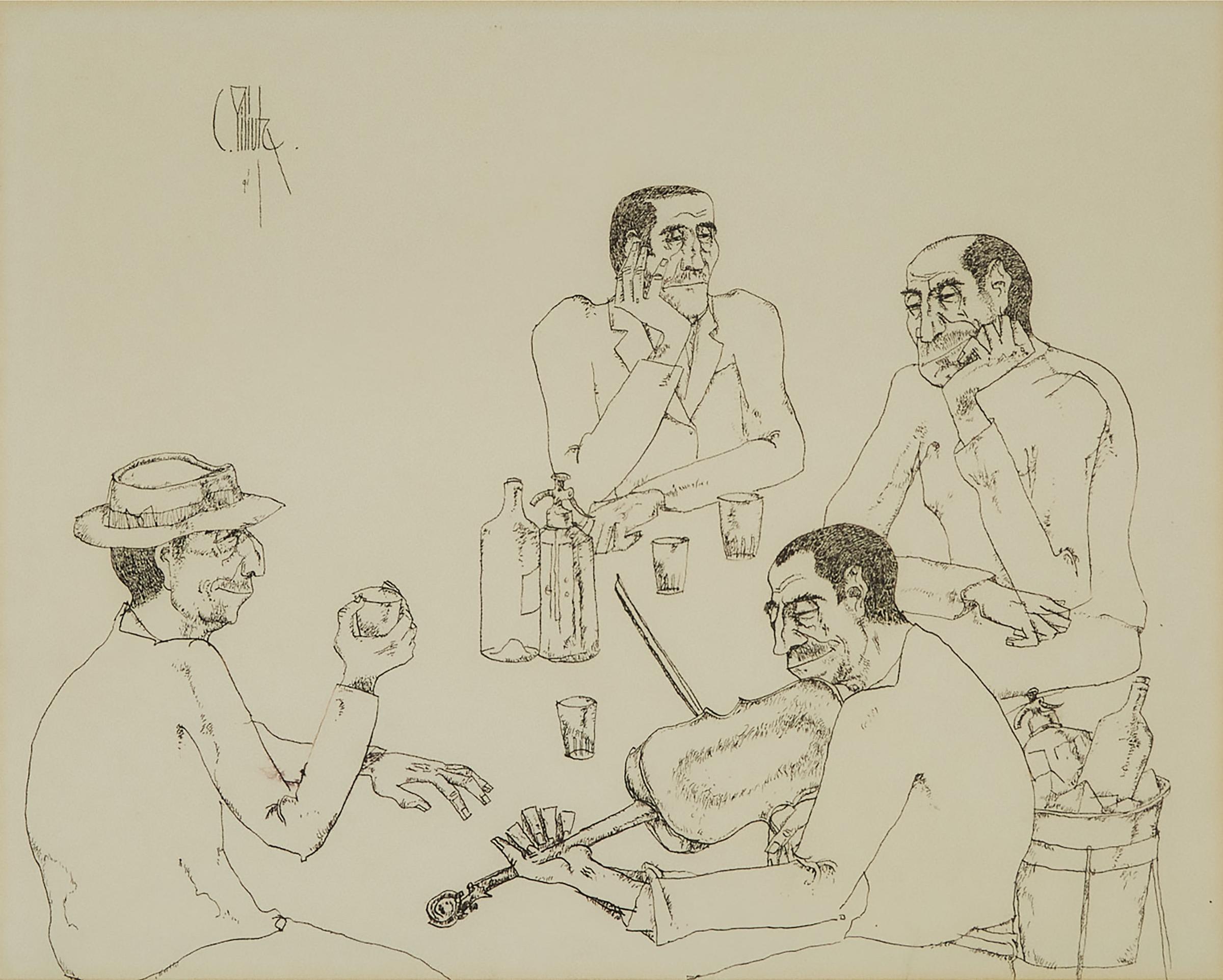 Constantin Piliuta - Drinking While Listening To A Violin, 1991