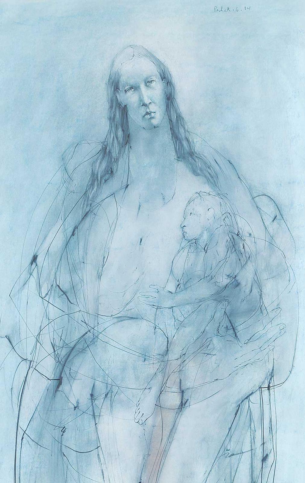 Bruce Pashak (1951) - Untitled - Mother and Child